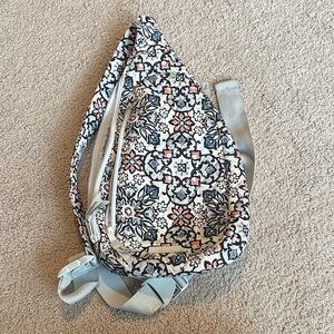 Vera Bradley Essential Sling Backpack- Lisbon Medallion Pattern